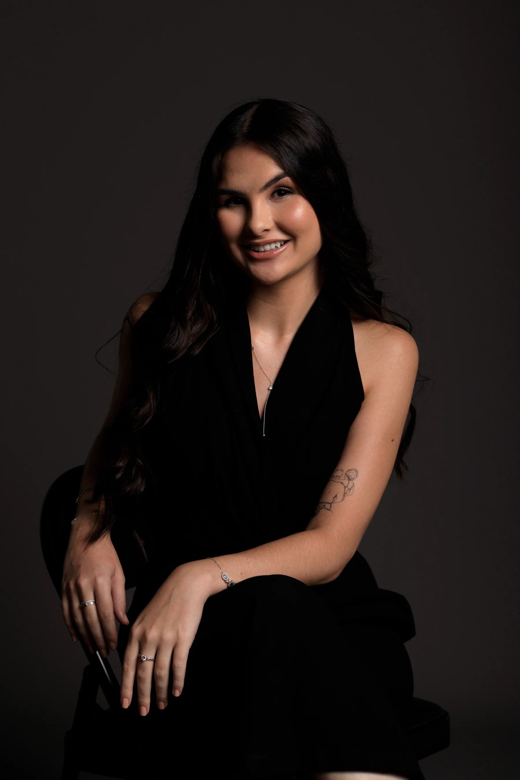 Retrato de Julya Caroline Ferreira, biomédica